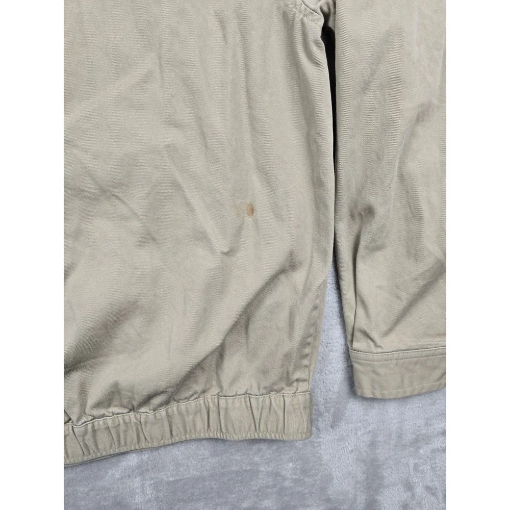 Vtg Polo Ralph Lauren Harrington Jacket Mens Large Tan Full Zip Harrington *Read